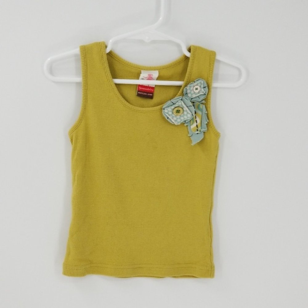 Matilda Jane Girls Celery Tank Green Serendipity